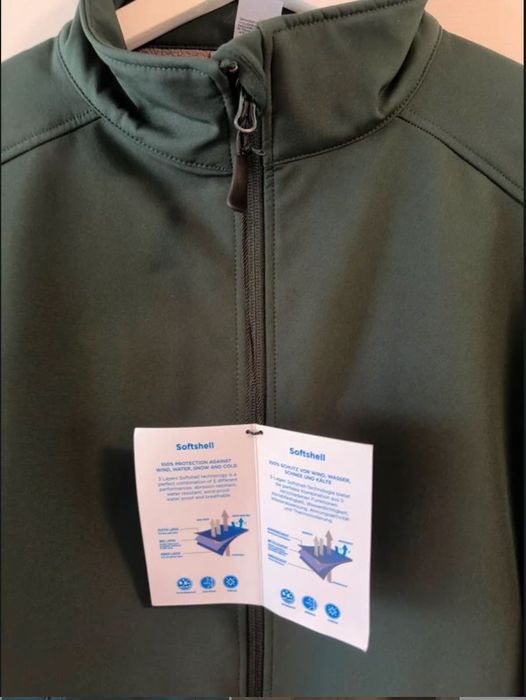 Kurtka SoftShell Gildan 4XL nowa z metką zielona!