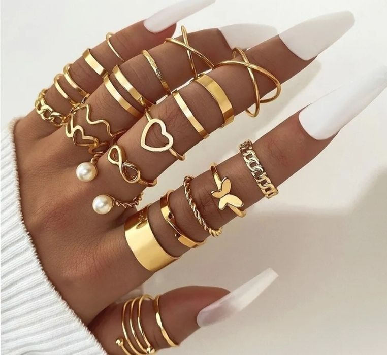 Conjunto de Anéis e brincos