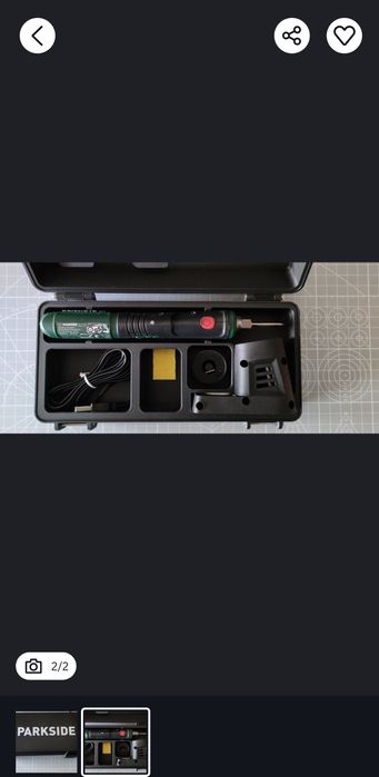 Lutownica parkside pudełko