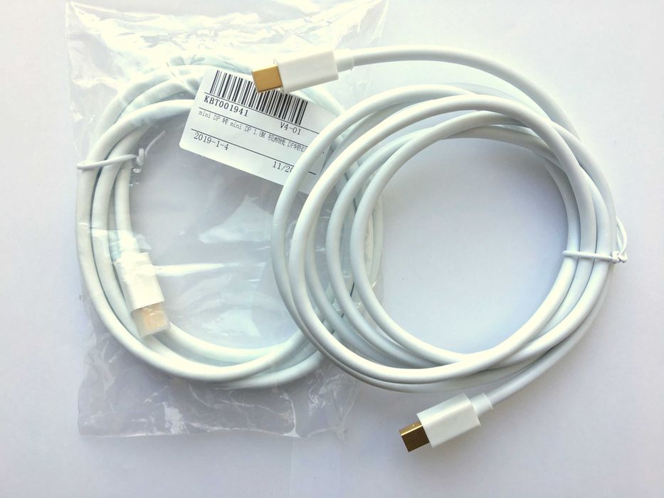 Кабель переходник Mini Display Port – DisplayPort DP 1.8 метра 1.2 1.4