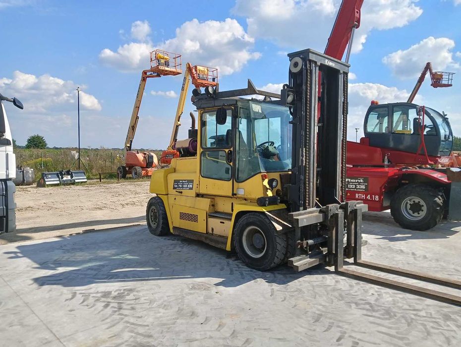 Wózek widłowy Kalmar 9 ton, wynajem,usługa, załadunek rozładunek