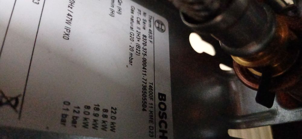 Esquentador Bosch gás botano