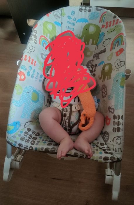 Leżak/bujak z wibracjami - Fisher Price