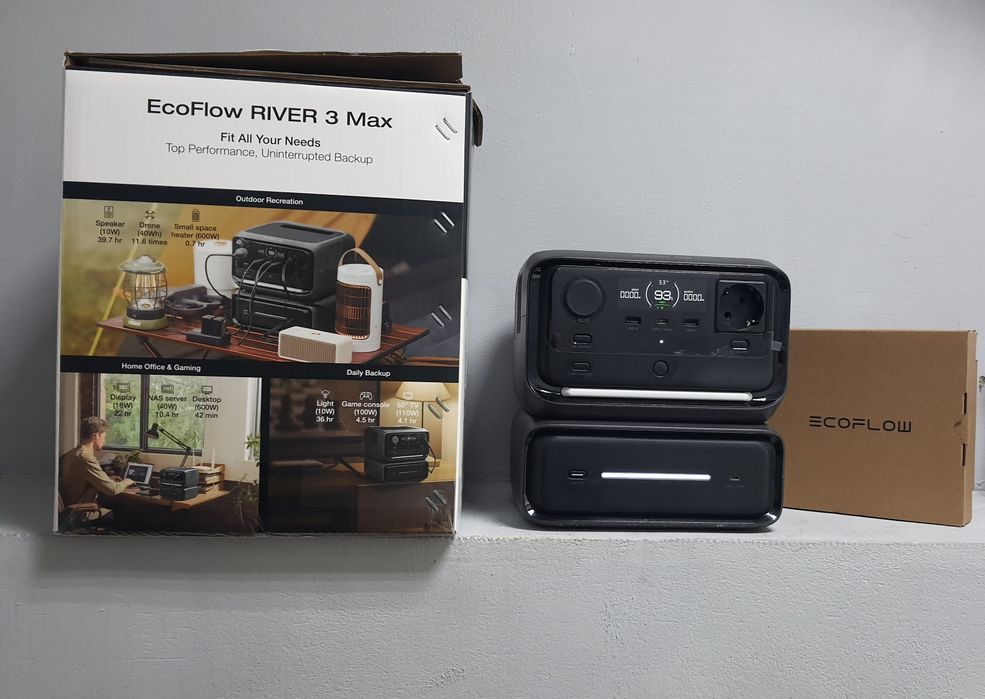 Зарядна станція Ecoflow river 3 max + river 3plus smart efeb300