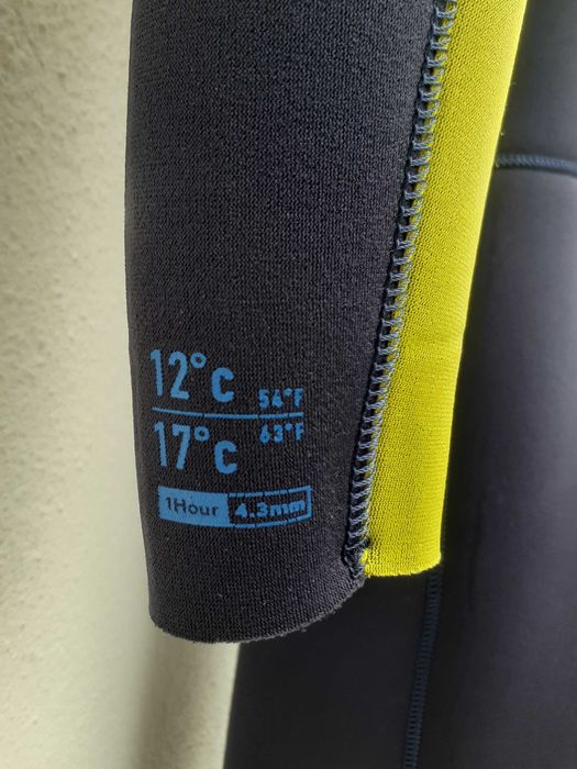 Fato Surf Neoprene Criança Olaian 100 4/3mm (Tam. 14 Anos)
