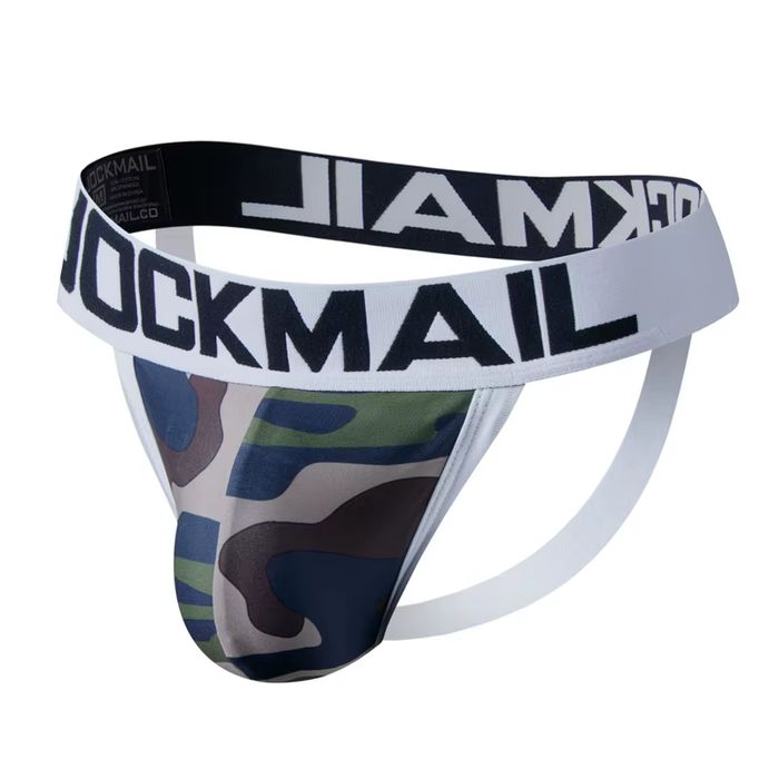 Męska bielizna męski jockstrap JOCKMAIL w moro - M