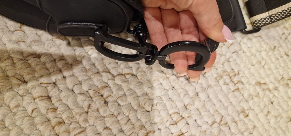 Dior Saddle Bag czarna matowa