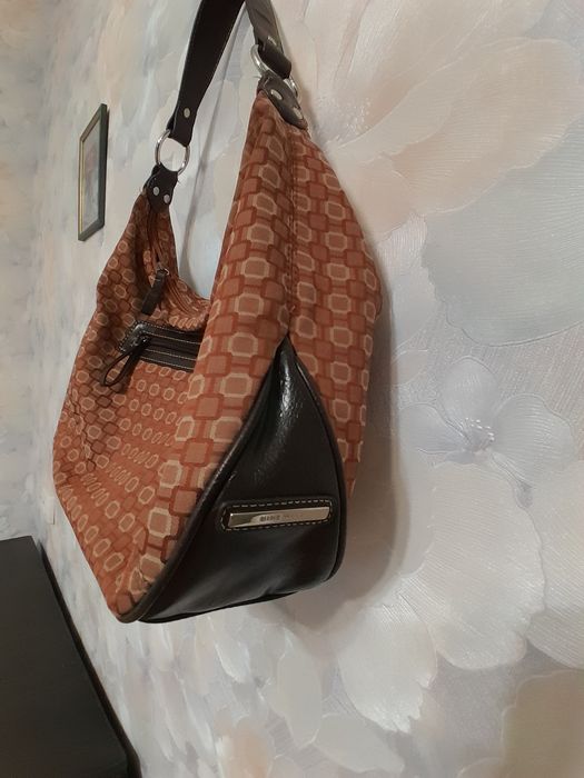 Сумка з канвасу і шкіри Nine west