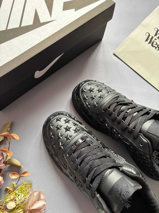 Кросівки Nike Air Force 1 Low "Independence Day"/ чорні форс найк