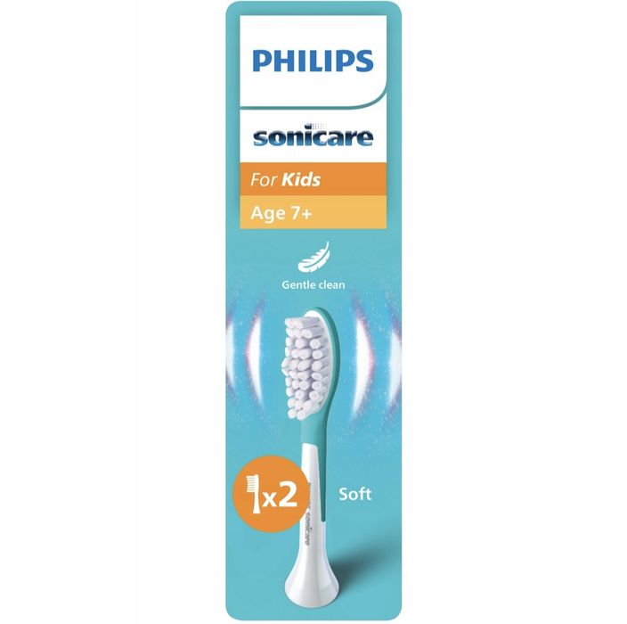 NA LEWARA końcówki PHILIPS SONICARE HX6044 2 szt, dla dzieci, nowe