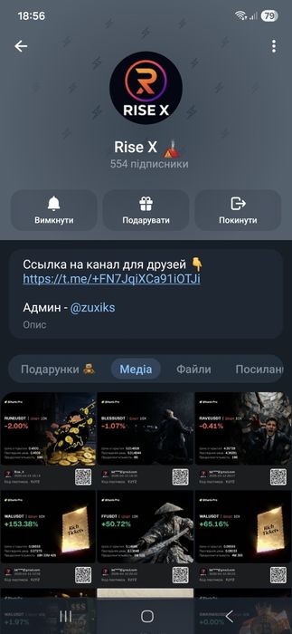 Продам Телеграм канал про криптовалюту