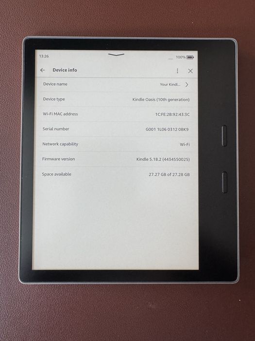 Kindle Oasis 10 geração 32 Gb dourado - Exelente estado