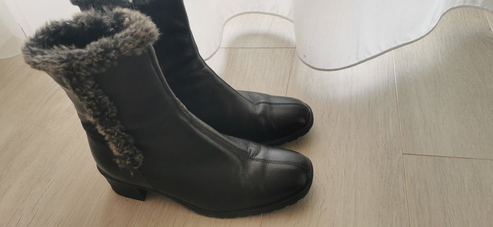 Buty zimowe rozmiar 37,5 skóra naturalna