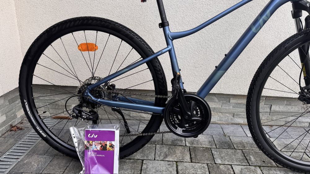 Gwarancja 07.26r Super stan Giant Rove koła 28” rama 17” hydraulika