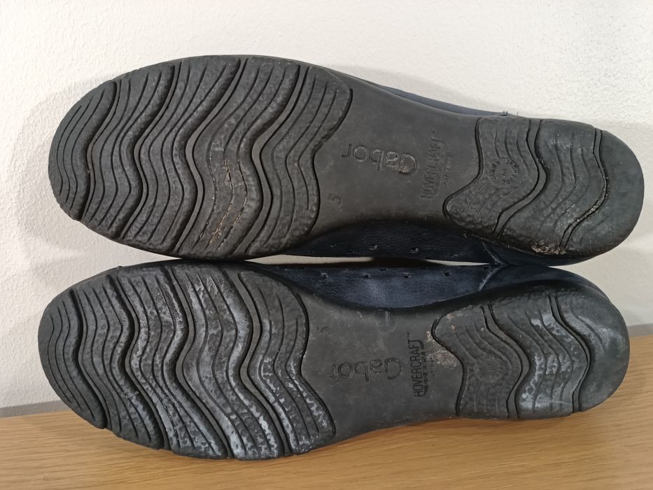 Buty damskie Gabor Ruffle baleriny półbuty wciągane wentylowane r. 38
