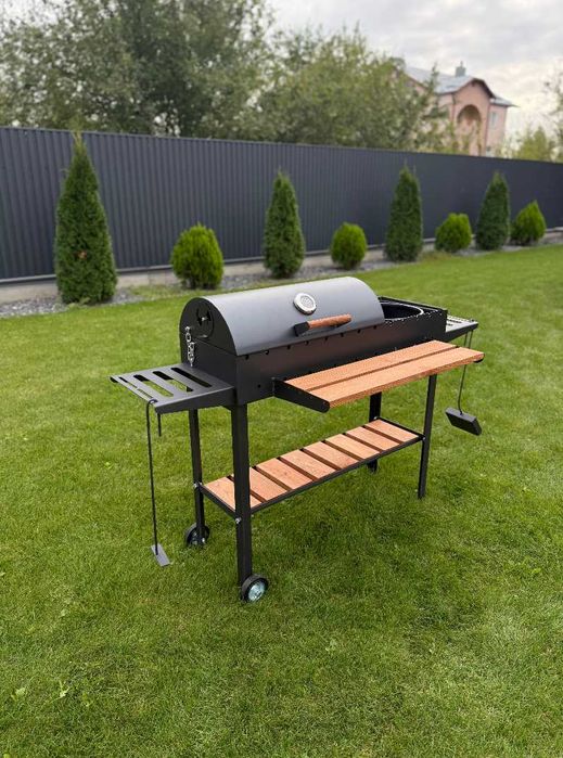 Мангал барбекю метал 5 мм з підставкою під казан