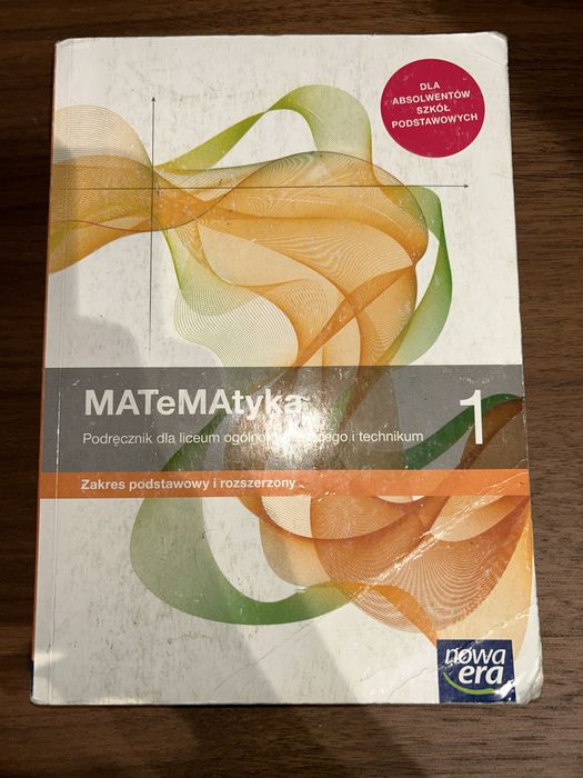 Podręcznik Matematyka 1 podstawowa i rozszerzona