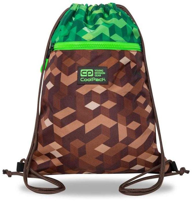 Zestaw plecak + piórnik + worek (Minecraft) Jerry City Jungle CoolPack