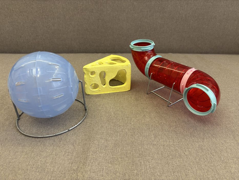 Колесо будиночок та труба тунель для гризунів