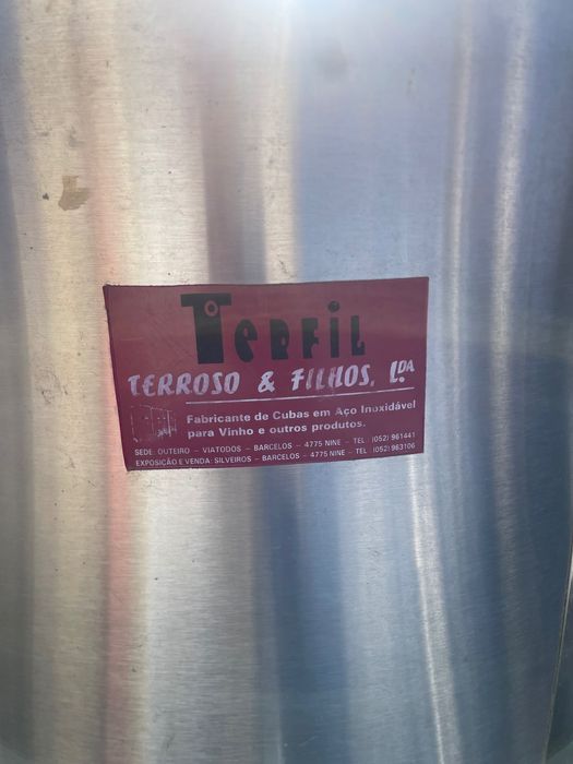 Cuba inox 300L - Para armazenamento de líquidos