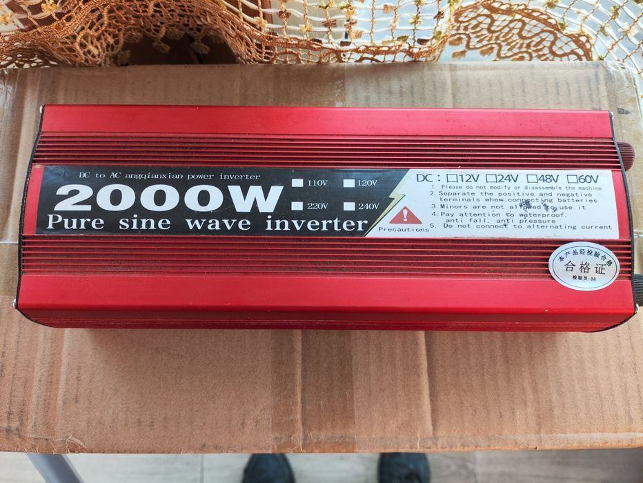 Інвертор чистий синус 72в 2000w