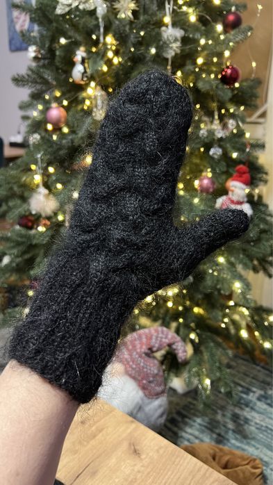 Мохерова шапочка та рукавички