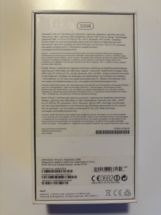 Iphone 7 rose gold różowy 32 gb