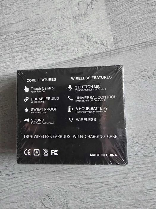 Słuchawki douszne typu true wireless