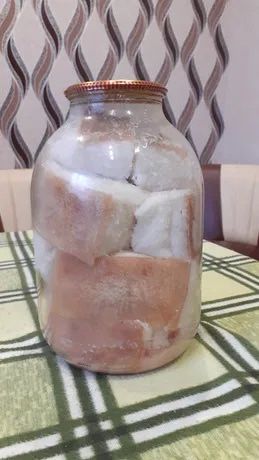 Продам солене сало в банках!!!