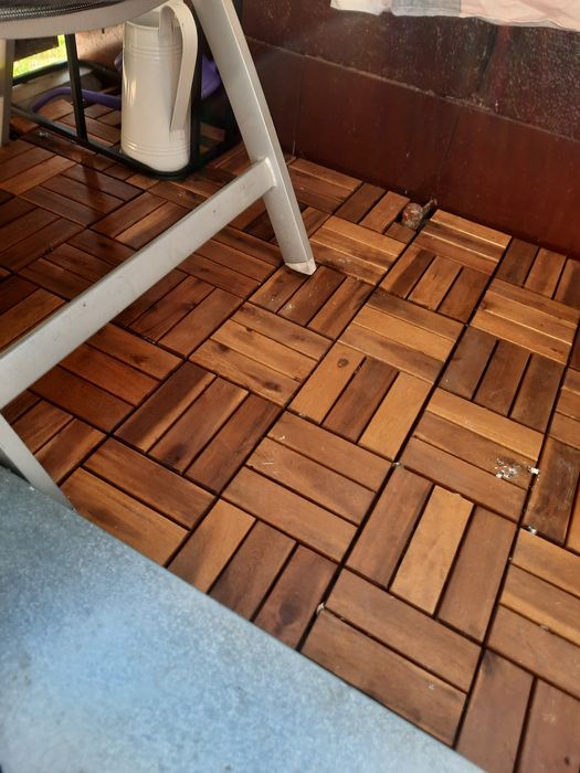 Panele podest na klik balkon taras drewno akacjowe