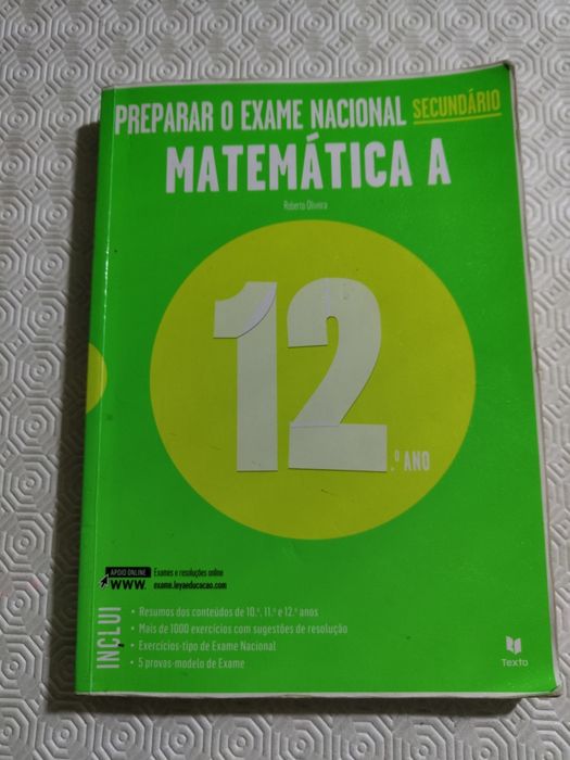 Preparar o Exame Nacional 12°ano - Matemática A