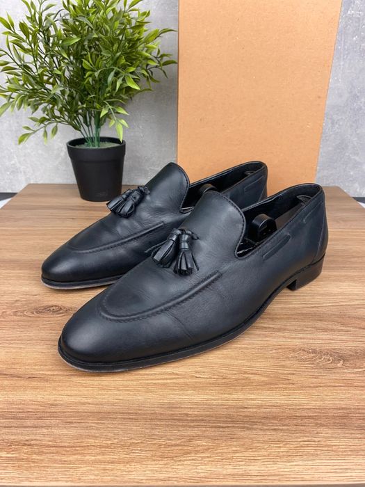 Buty Zign r. 42 - czarne skórzane mokasyny męskie