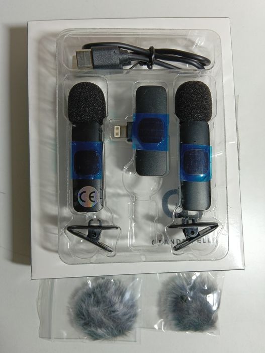 Бездротовий петличний мікрофон SETOLGH K60 Wireless Lavalier Microphon