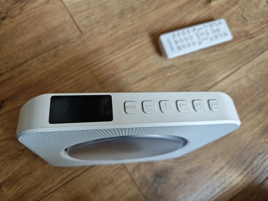 Odtwarzacz płyt CD głośniki stereo Bluetooth pilot nowy okazja