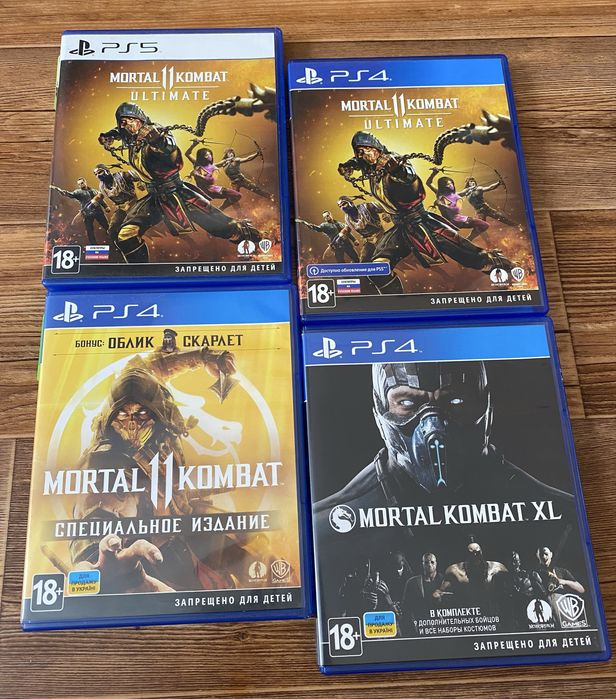 Sony PS4: UFC 4, Need for Speed, Gran Turismo, Mortal Kombat, Tekken