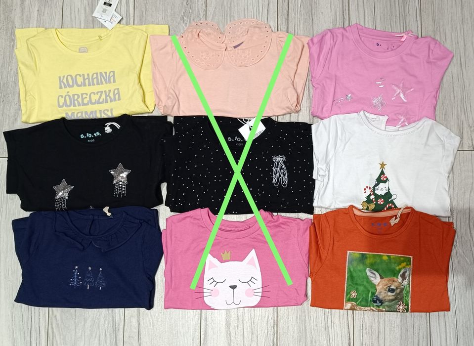 Zestaw nowych bluzek z dl rekawem