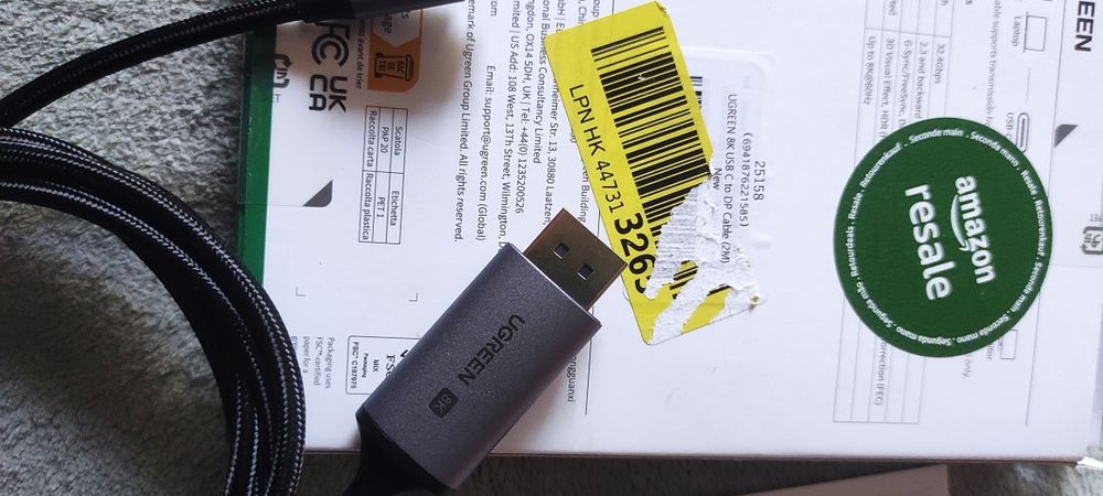 Кабель UGREEN CM565 USB-C to HDMI 2.1 8K/60Hz 2м