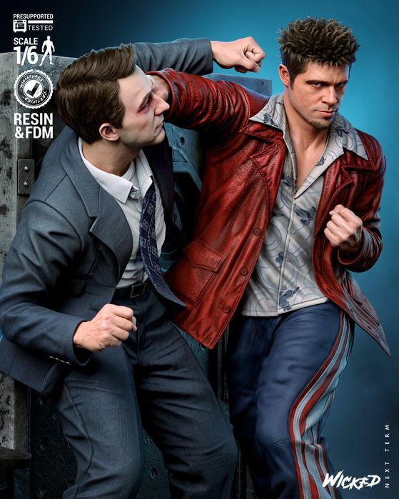 Figurka 3D  Fight Club– Fan Art, druk 16K