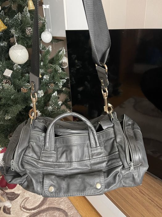 Шкіряна дорожня сумка