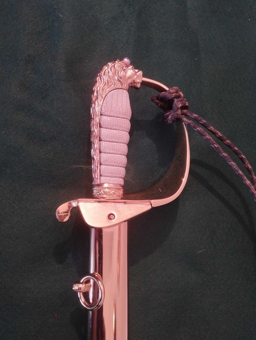 Espada Naval Portuguesa M/1911 para Oficial  Superior  da Marinha. Final do século XX