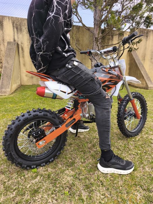 PITBIKE motocross 125cc arranque eléctrico 4 velocidades