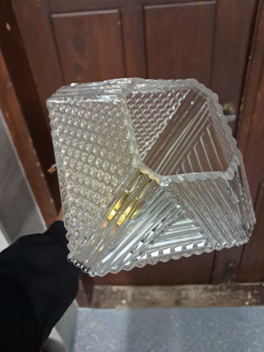 2 nowe piękne kinkiety, klosze ze szkła, mocowania chyba z mosiądz