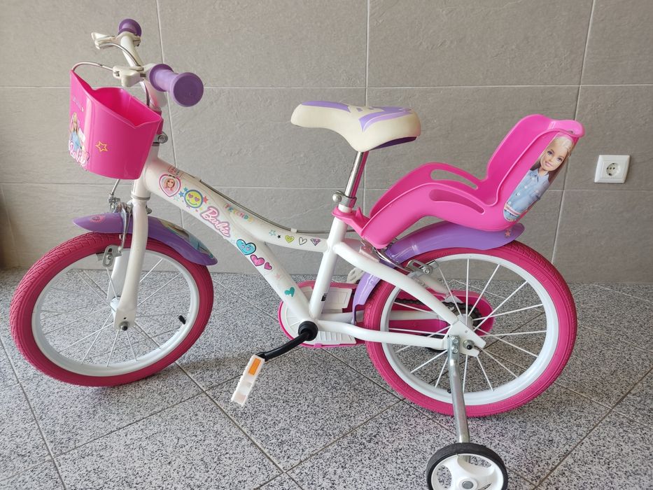 Bicicleta criança da Barbie
