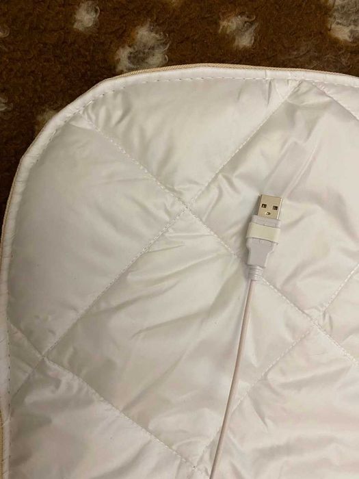 Безпечна електрогрілка USB 50х30см электрическая грелка электрогрелка