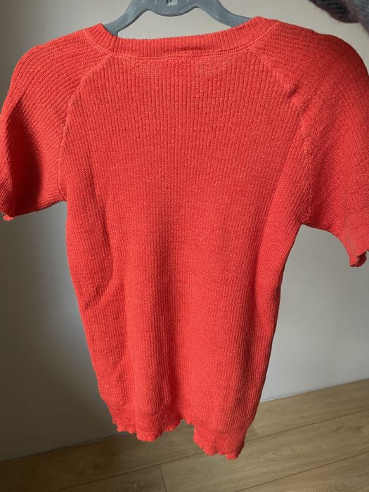 Bluzka lanullva merino wełna tshirt L