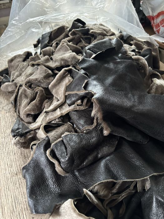 Owcza skóra  3 kg, kawałki skor owczych , ścinki owcze
