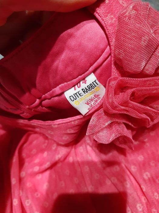 Sukieneczka różowa, tiulowa, maxi