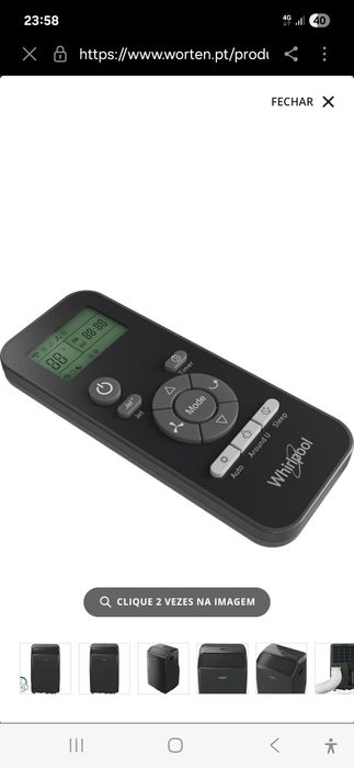 Ar condicionado portatil  Whirlpool