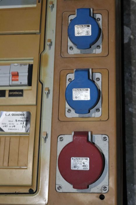 Quadro elétrico para obra