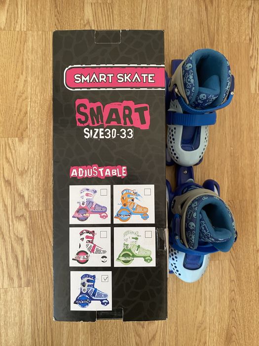 Дитячі ролики квади розсувні Smart Skate (р30-33)
